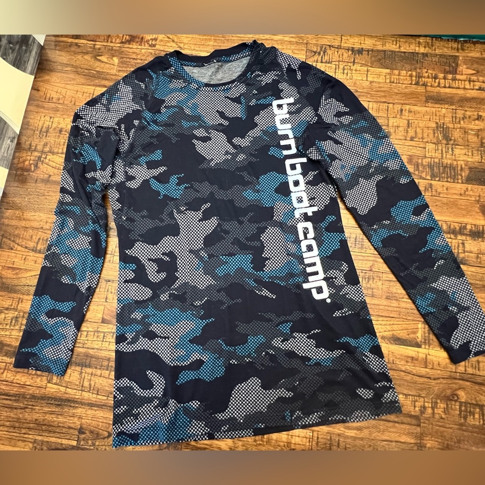 Gray Polyester Blend Top